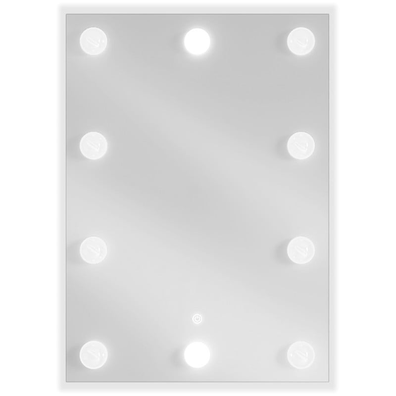 Mexen Dona megvilágított fürdőszobai tükör 50 x 70 cm, LED 6000K, anti-pára - 9818-050-070-611-00