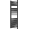 Mexen Hades fürdőszobai radiátor 1200 x 400 mm, 472 W, fekete - W104-1200-400-00-70