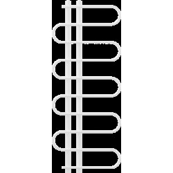 Mexen Kiso fürdőszobai radiátor 1250 x 500 mm, 256 W, fehér - W114-1250-500-00-20