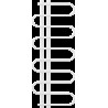 Mexen Kiso fürdőszobai radiátor 1250 x 500 mm, 256 W, fehér - W114-1250-500-00-20