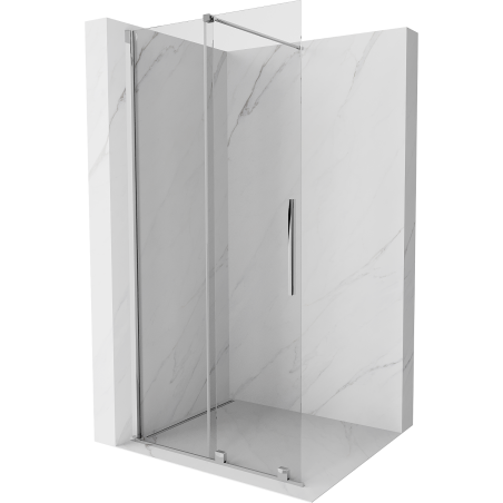 Mexen Velar Walk-in zuhanyfal 85 x 200 cm, átlátszó 8 mm, króm - 871-085-000-03-01