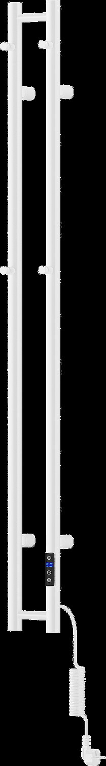 Mexen Pino elektromos radiátor törölközőtartóval 1405 x 137 mm, 150 W, fehér - W301-1405-137-00-20