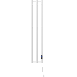 Mexen Pino elektromos radiátor törölközőtartókkal 1405 x 242 mm, 200 W, fehér - W301-1405-242-00-20