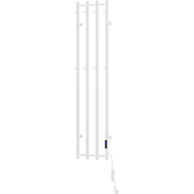 Mexen Pino elektromos radiátor törülközőtartókkal 1405 x 347 mm, 250 W, fehér - W301-1405-347-00-20