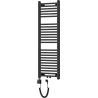 Mexen Mars elektromos radiátor 1200 x 400 mm, 400 W, fekete - W110-1200-400-6400-70