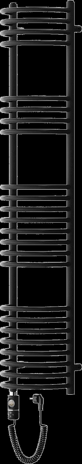Mexen Eros elektromos radiátor 1600 x 318 mm, 600 W, fekete - W112-1600-318-2600-70