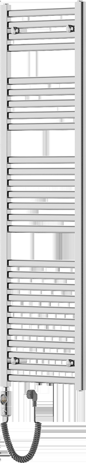 Mexen Hades elektromos radiátor 1500 x 400 mm, 600 W, króm - W104-1500-400-2600-01