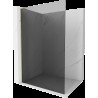 Mexen Kioto L Walk-in zuhanyfal 110 x 200 cm, grafit, arany - 800-110-103-50-40