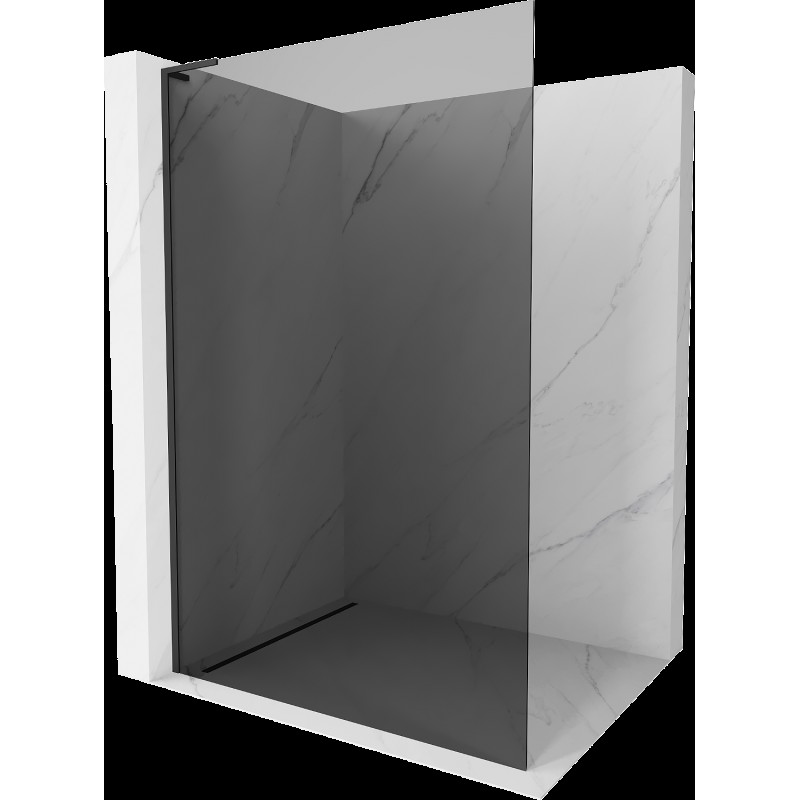 Mexen Kioto L Walk-in zuhanyfal 90 x 200 cm, grafit, fekete - 800-090-103-70-40