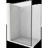 Mexen Kioto L Walk-in zuhanyfal 60 x 200 cm, fekete minta, arany kefélt - 800-060-103-55-70