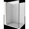 Mexen Kioto L Walk-in zuhanyfal 80 x 200 cm, fekete minta, rózsaarany - 800-080-103-60-70