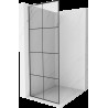 Mexen Kioto L Walk-in zuhanyfal 70 x 200 cm, fekete minta, króm - 800-070-103-01-77