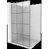 Mexen Kioto L walk-in zuhanyfal 110 x 200 cm, fekete minta, fehér - 800-110-103-20-77