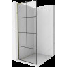 Mexen Kioto L zuhanyfal Walk-in 70 x 200 cm, fekete minta, arany - 800-070-103-50-77