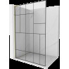 Mexen Kioto L Walk-in zuhanyzófal 120 x 200 cm, fekete minta, arany - 800-120-103-50-78