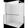 Mexen Kioto+ zuhanyfal Walk-in 90 x 200 cm, frosted, gun gray kefe - 800-090-121-66-30