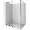 Mexen Kioto Walk-in zuhanyfal 120 x 80 cm, fekete minta, fehér - 800-120-202-20-70-080