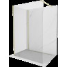 Mexen Kioto Walk-in zuhanyfal 130 x 70 cm, átlátszó, aranykefélt - 800-130-212-55-00-070