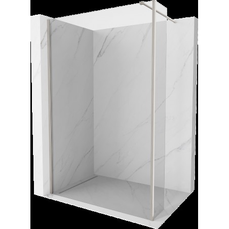 Mexen Kioto Walk-in zuhanyfal 115 x 40 cm, átlátszó, selyemnikkel - 800-115-212-97-00-040