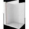 Mexen Kioto L Walk-in zuhanya 90 x 200 cm, króm, csiszolt réz - 800-090-103-65-09