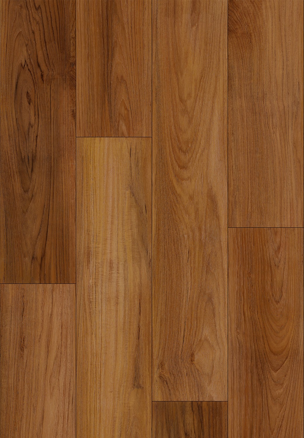 Mexen Lubbock vinil padlók 1240 x 182 mm SPC 6,5 mm, IXPE 1,5 mm alátét, 4 V-Fuga, Teak - F1092-1240-182-505-4V1-02