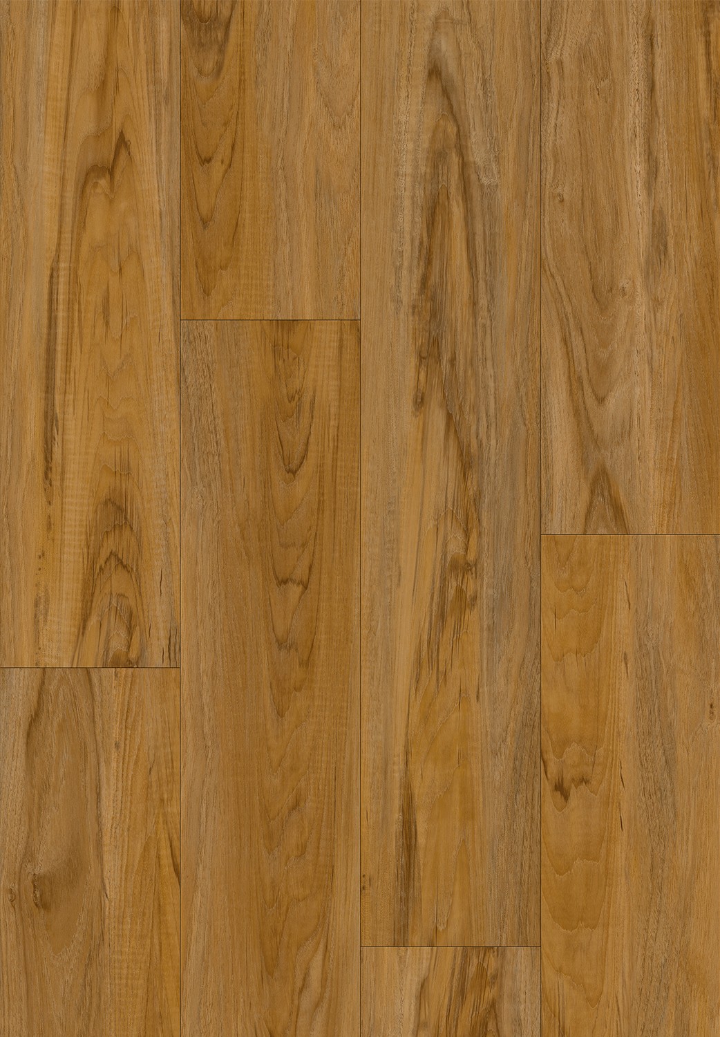 Mexen Norfolk vinyl padló 1240 x 182 mm SPC 6,5 mm, IXPE 1,5 mm alátét, 4 V-Fuga, Teak - F1093-1240-182-505-4V1-02