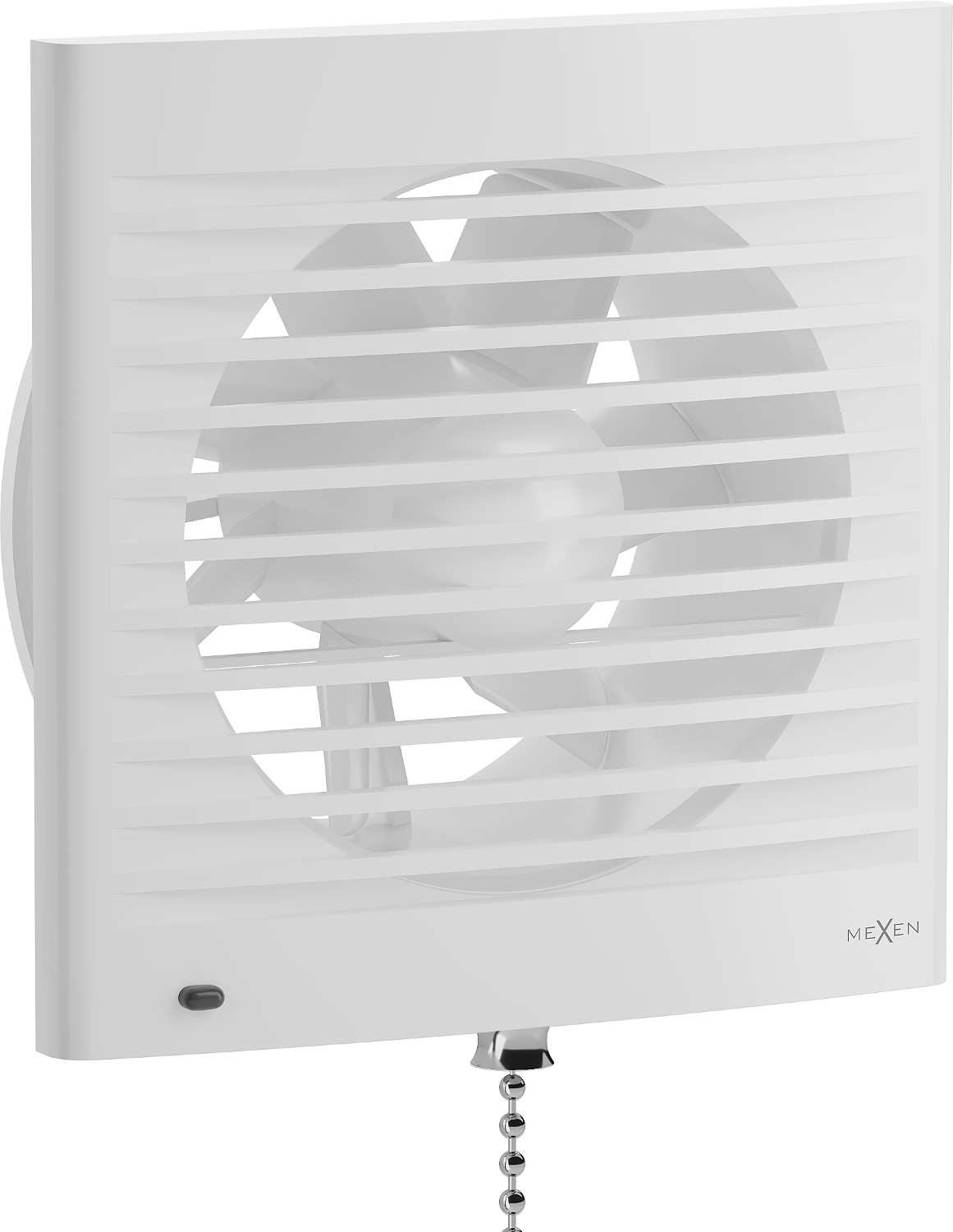 Mexen EXS 150 fürdőszobai ventilátor, zsinórkapcsoló, fehér - W9604-150K-00