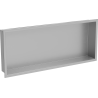 Mexen X-Wall-R fürdőszoba süllyesztett polc kerettel 75 x 30 cm, inox - 1910753010