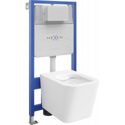 Mexen beépíthető Felix Slim WC váz WC csészével Teo, Fehér - 6103385XX00