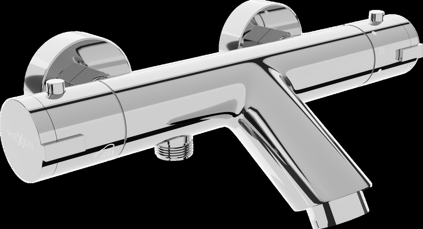 Mexen Kai termosztatikus kádcsapok, Króm - 77300-00
